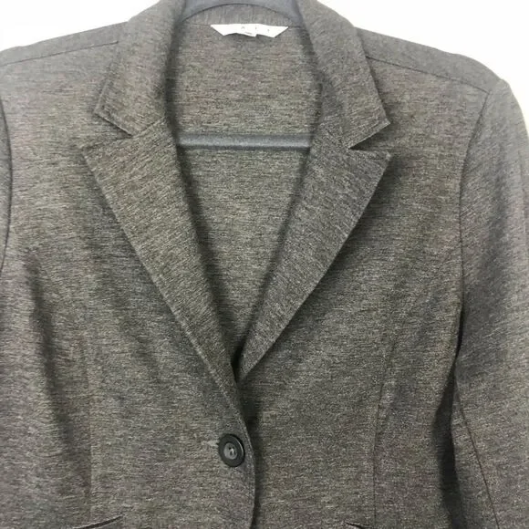CABI | Dark Gray Button Front Blazer Size 6 - Picture 3 of 7